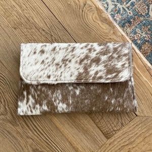 Jackson & Hyde cowhide clutch